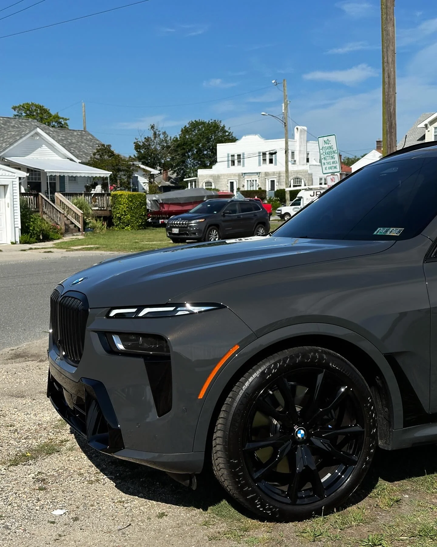 Black car detail