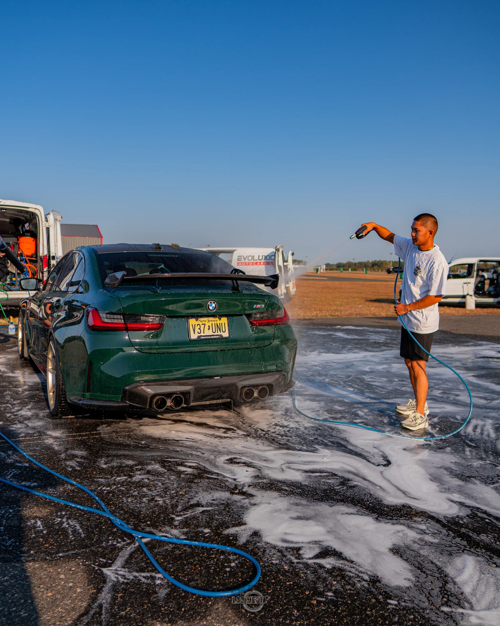 Green car
